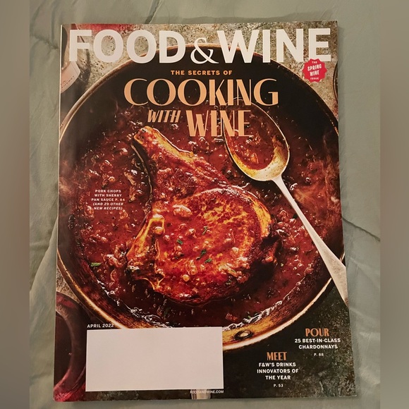 Other - Food & Wine spring wine issue - donating today